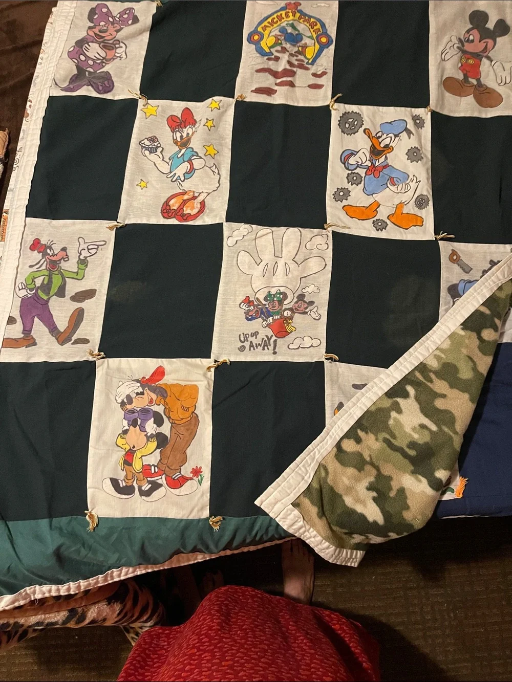 Muliple Disney & Animal Quilt Baby Blanket